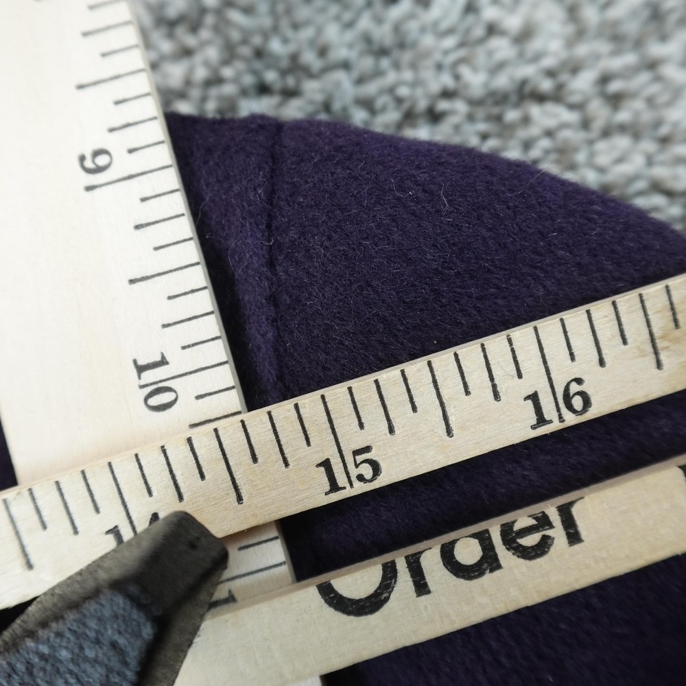 St John Jacket Womens 6 Purple Angora Wool Cashmere Double Breasted Pea Coat Top - Picture 16 of 16